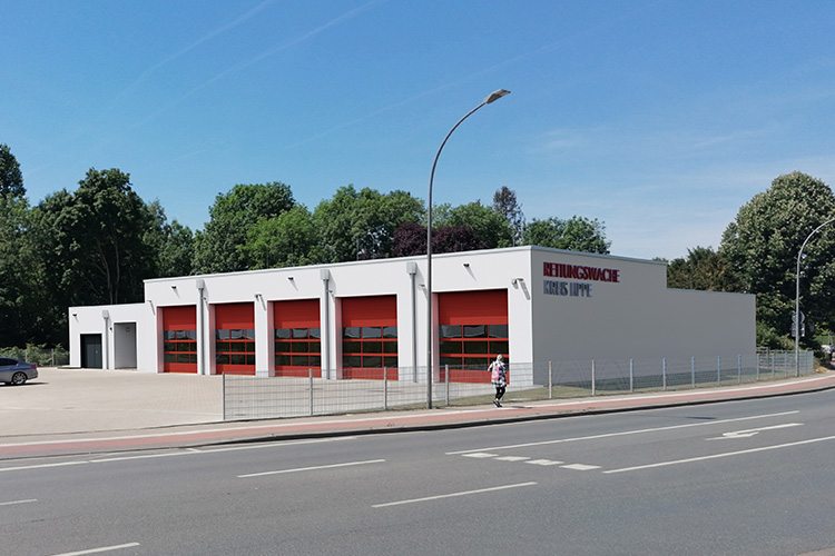 KREIS LIPPE, Lage – Neubau Rettungswache